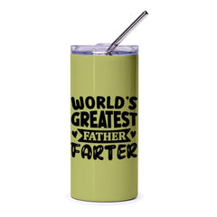Worlds Greatest Farter Tumbler, Funny Dad Gift, Fathers Day Present, Novelty Tumbler, Joke Gift for Dad, Gag Tumbler, Unique Dad Tumbler - Tawshia