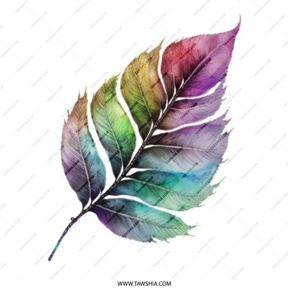 Colorful Leaf Pinback Button, Artistic Leaf Badge, Nature Inspired Button, Leaf Gift, Trendy Button, Unique Pinback, Leaf Lover Gift - Tawshia