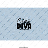 Cruise Diva Tumbler, Vacation Tumbler, Cruise Lover Gift, Gift for Her, Fun Tumbler, Gift for Cruise, Cruising Queen Tumbler - Tawshia