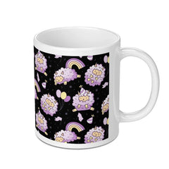 Adorable Sheep and Rainbow Design Mug product type