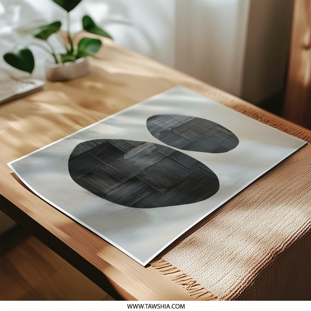 Abstract Photographic Print, Black and White Art, Modern Wall Decor, Minimalist Art Print, Home Decor, Fine Art Print - Tawshia