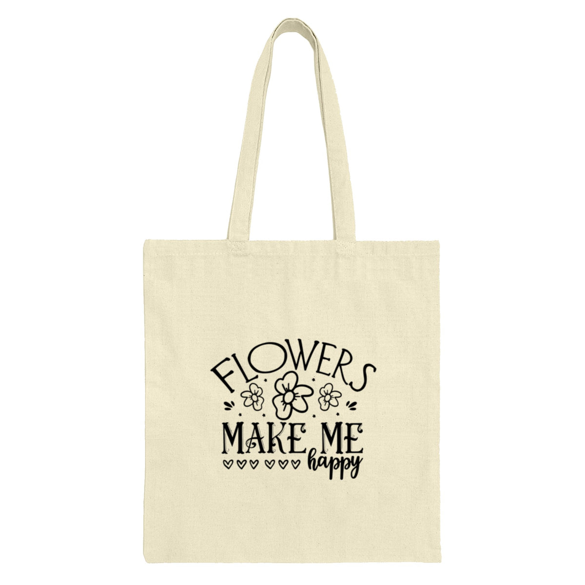 Flowers Make Me Happy Tote Bag product type