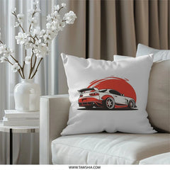 JDM Car Pillow, Supra Art, Japanese Car, Tuner Car Decor, Car Enthusiast Gift, Racing Pillow, Automotive Cushion, Modern Home Accent - Tawshia