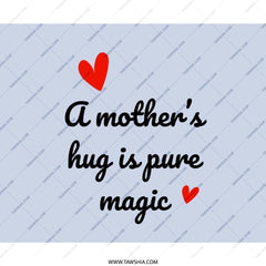 Mother's Hug Mouse Pad, Mom Gift, Motherhood Quote, Magic Mousepad, Heart Mouse Pad, Mothers Day Desk Decor, Cute Desk Accessories - Tawshia