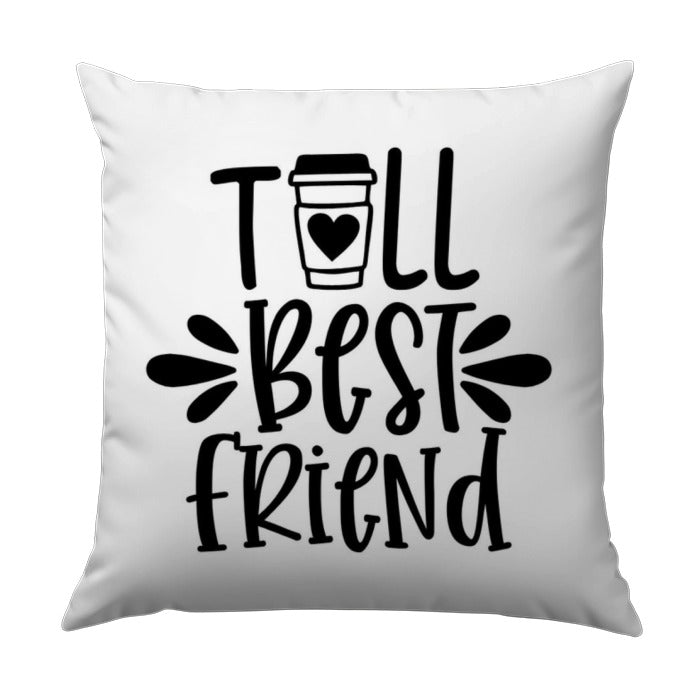 Best Friend Coffee Pillow, Gift for Friend, Coffee Lover Pillow, Friendship Pillow, Decorative Pillow, Home Decor - Tawshia