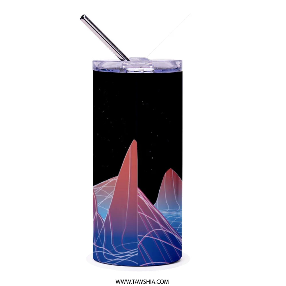 Vibrant Mountain Design Insulated Tumbler product