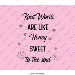 Kind Words Honey Backpack, Sweet Soul Back Pack, Inspirational Quote Bag, School Backpack, Motivational BackPack, Cute Bumble Bees Bag - Tawshia