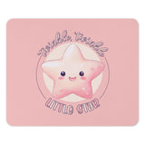 Twinkle Little Star Mouse Pad, Cute Pink Starry Sky Desk Decor, Kawaii Gamer Gift, Starry Mousepad, Office Accessories, Unique Mouse Mats - Tawshia