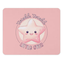 Twinkle Little Star Mouse Pad, Cute Pink Starry Sky Desk Decor, Kawaii Gamer Gift, Starry Mousepad, Office Accessories, Unique Mouse Mats - Tawshia