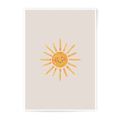 Smiling Sun Photographic Prints, Kid's Room Decor, Nursery Art Prints, Playroom Wall Art, Happy Sun Wall Decor, Cute Art Prints - Tawshia