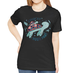 Swim At Your Pace Retro Turtle Graphic Tee product