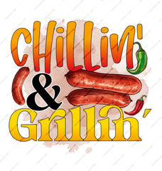 Chilling and Grilling Mug, BBQ Mug, Food Lover Gift, Grill Master Mug, Funny BBQ Mug, Sausage Mug, Novelty Mug, Gift For Him, Cute Mug - Tawshia