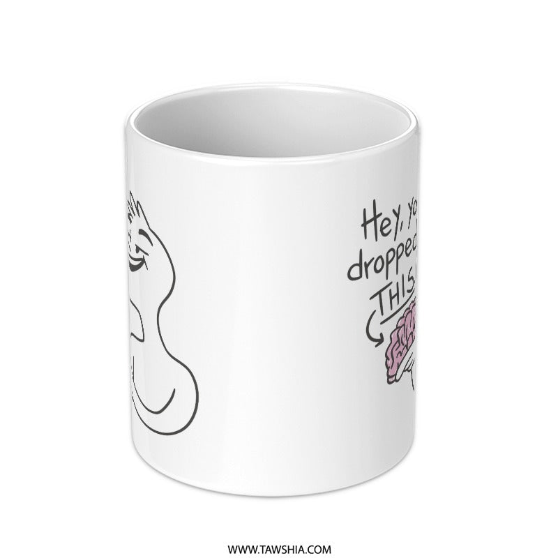 Funny Dropped This Brain Joke Mug product