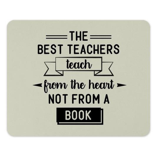 Teacher Mouse Pad, Best Teachers, Teacher Gift, Appreciation Gift, Heartfelt Teaching, Teaching from the Heart, Cute Desk Accessory - Tawshia
