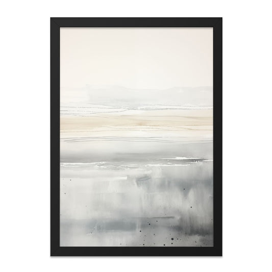 Abstract Landscape Wall Art, Neutral Tones Print, Minimalist Decor, Watercolor Painting, Modern Art Home Decor, Serene Scenery, Wall Art - Tawshia