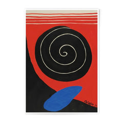 Abstract Photographic Print, Calder Style Art, Home Decor, Modern Wall Art, 1970s Inspired, Statement Piece, Gallery Wall Art - Tawshia