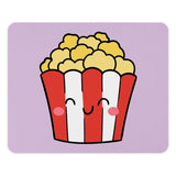 Cute Popcorn Mouse Pad, Kawaii Desk Decor, Movie Lover Gift, Gamer Accessories, Funny Mousepad - Tawshia