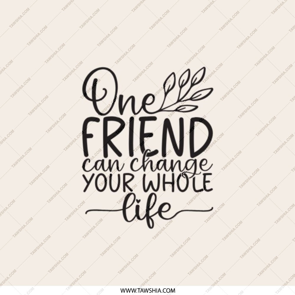 Friend Pocket Mirror, Inspirational Gift, Friendship Quote, Best Friend Gift, Motivational Mirror, Unique Gift for Friends - Tawshia
