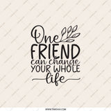 Friend Pocket Mirror, Inspirational Gift, Friendship Quote, Best Friend Gift, Motivational Mirror, Unique Gift for Friends - Tawshia
