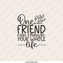 Friend Pocket Mirror, Inspirational Gift, Friendship Quote, Best Friend Gift, Motivational Mirror, Unique Gift for Friends - Tawshia