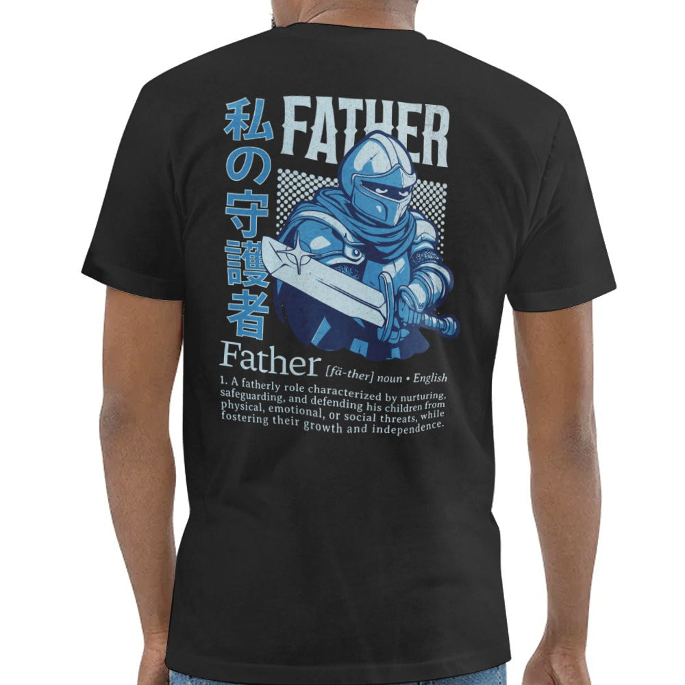 Father Samurai Unique Graphic T-Shirt product type