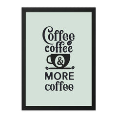 Coffee Wall Art, Coffee Lover Gift, Funny Coffee Print, Home Decor, Kitchen Wall Art, Cafe Decor, Coffee Saying, Coffee Poster - Tawshia