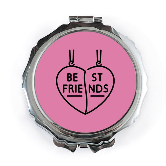 Best Friends Pocket Mirror, Friendship Gift, Bestie Mirror, BFF Compact Mirror, Sister Gift, Matching Gift, Soul Sister, Pocket Mirrors - Tawshia