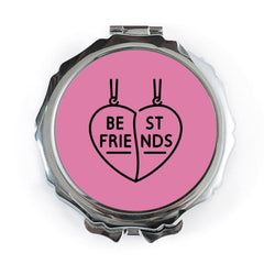 Best Friends Pocket Mirror, Friendship Gift, Bestie Mirror, BFF Compact Mirror, Sister Gift, Matching Gift, Soul Sister, Pocket Mirrors - Tawshia