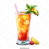Cocktail Mug, Summer Drink Mug, Iced Tea Mug, Refreshing Drink Mug, Beverage Cup, Party Mug, Cute Coffee Mug, Unique Mugs - Tawshia