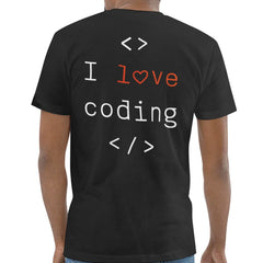 I Love Coding Shirt Makes Perfect Gift for Tech Product
