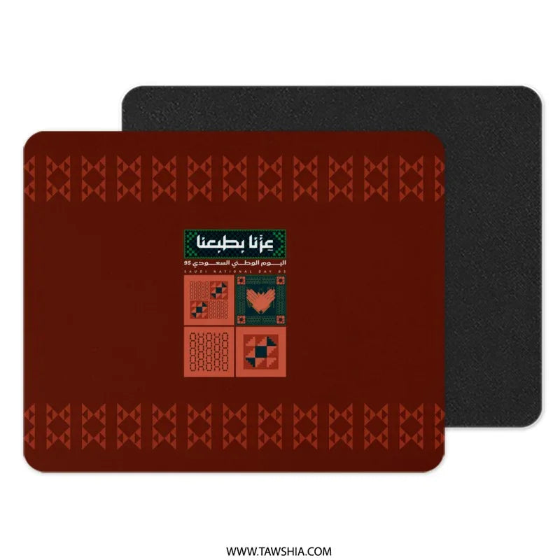 Traditional Geometric Pattern Red Mouse Pad product
