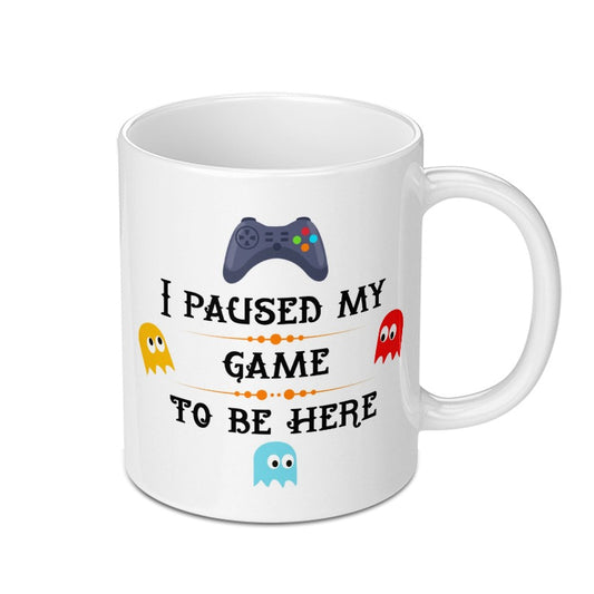 Funny Gamer Mug, Paused My Game, Gaming Gift, Video Game Lover, Geek Mug, Nerd Mug, Gamer Gift, Birthday Gift, Gift For Him, Gift For Her - Tawshia