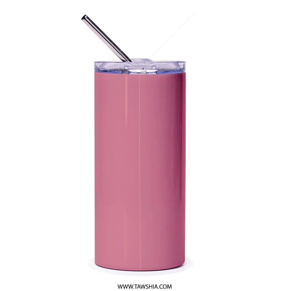 Pink Vacuum Insulated Tumbler with Straw product type