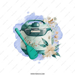 Instant Pot Tote Bag, Chef Tote Bag, Floral Tote Bag, Kitchen Lover Tote Bag, Cooking Lover Tote Bag, Trendy Tote Bag - Tawshia