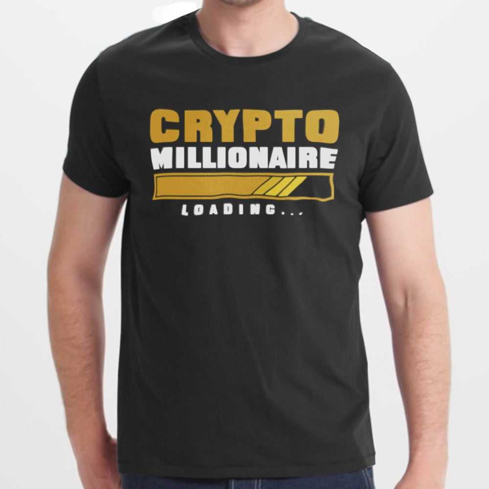Crypto Millionaire Loading Graphic T-Shirt product