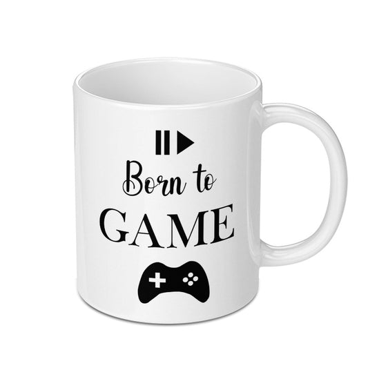 Born to Game Mug, Gamer Gift, Gaming Mug, Video Game Mug, Gift for Gamers, Game Controller Mug, Birthday Gift, Gamer Coffee Mug - Tawshia