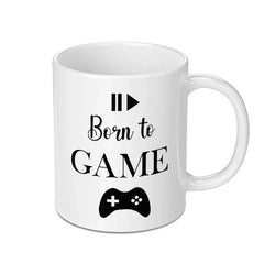 Born to Game Mug, Gamer Gift, Gaming Mug, Video Game Mug, Gift for Gamers, Game Controller Mug, Birthday Gift, Gamer Coffee Mug - Tawshia
