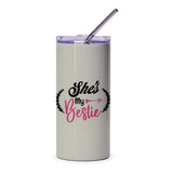 She's My Bestie Tumbler, Best Friend Gift, Friendship Tumbler, BFF Tumbler, Gift for Her, Novelty Drinkware, Tumbler with Straw - Tawshia