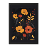 Floral Wall Art, Botanical Print, Flower Poster, Modern Art Decor, Nature Inspired Artwork, Elegant Home Decor, Poppy Wall Art - Tawshia
