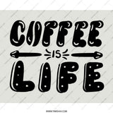 Coffee Is Life Mouse Pad, Funny Mousepad, Desk Accessory, Office Decor, Gift Idea, Computer Accessory, Work From Home, Stylish Mouse Pad - Tawshia