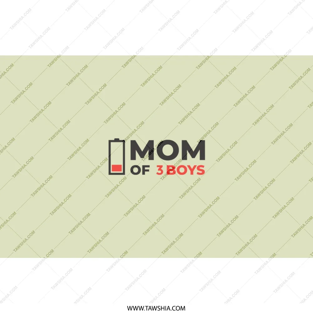 Mom of 3 Boys Printed Casual Wear Product Type