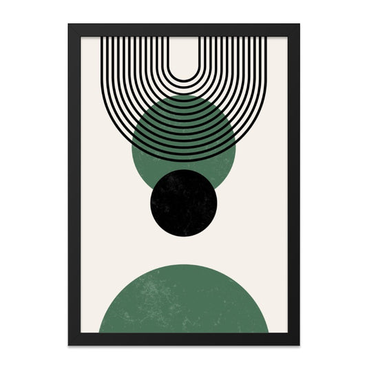 Abstract Geometric Wall Art, Modern Shapes Print, Arches Circles Art, Minimalist Home Decor, Contemporary Wall Decor, Trendy Aesthetic Art - Tawshia