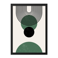 Abstract Geometric Wall Art, Modern Shapes Print, Arches Circles Art, Minimalist Home Decor, Contemporary Wall Decor, Trendy Aesthetic Art - Tawshia