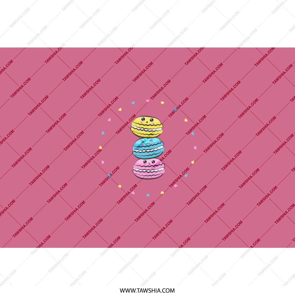 Macaron Tumbler, Cute Tumbler, Kawaii Tumbler, Food Tumbler, Gift for Her, Aesthetic Tumbler, Macaroon Tumbler, Tumbler with Straw - Tawshia