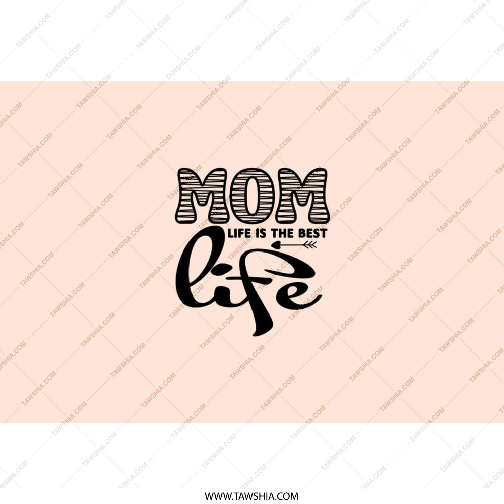Mom Life Tumbler, Best Life Ever Tumbler, Gift for Mom, Mom Appreciation Tumbler, Mother's Day Gift, Cute Mom Tumbler, Mom Tumbler - Tawshia