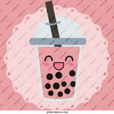 Kawaii Bubble Tea Pinback Button, Cute Boba Tea Button, Pink Aesthetic Button, Trendy Drink Pin, Foodie Gift, Kawaii Pin, Tea Lover Button - Tawshia