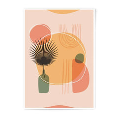 Boho Palm Leaf Photographic Print, Abstract Art Print, Botanical Print, Modern Wall Art, Neutral Color Print, Home Decor Art, Gift Idea - Tawshia