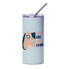 Gamer Tumbler, Just One More Game Gift, Gaming Lover Gift, Video Game Tumbler, Funny Gamer Quote Cup, Gift for Gamers, Personalized Tumbler - Tawshia