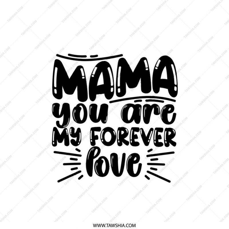 Mama Pillow, You Are My Forever Love Pillow, Mother's Day Gift, Home Decor Pillow, Decorative Throw Pillow, Gift for Mom, Soft Pillow - Tawshia
