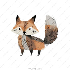 Cute Fox Tote Bag, Animal Lover Gift, Woodland Creature Design, Stylish Grocery Bag, Reusable Shopping Bag, Unique Present Idea - Tawshia